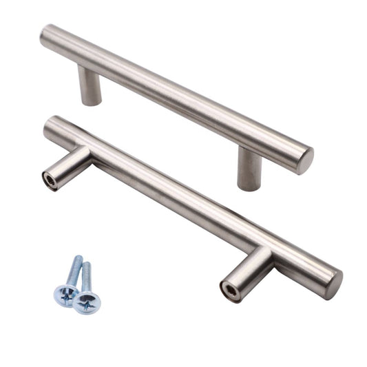 Pull handle brushed steel - 450mm Furnica 288mm (450mm Total Lenght) 