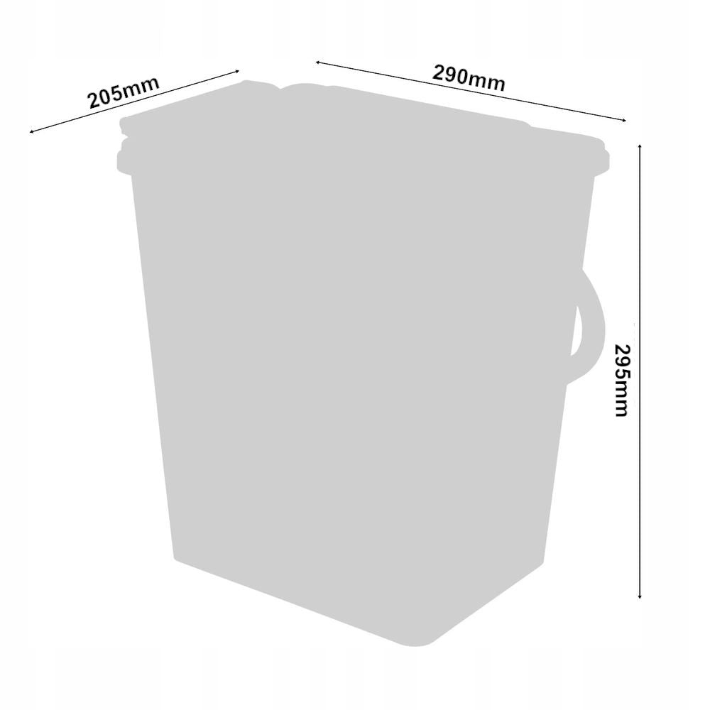 Cubo de basura extraíble para cocina con cierre suave 2 x 10L - Armario de 400mm (3) – Furnica
