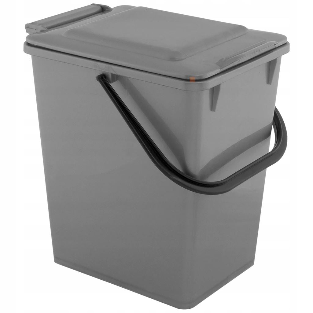 Cubo de basura extraíble para cocina con cierre suave de 3 x 10L - Armario de 600mm