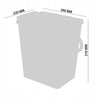 Cubo de basura extraíble para cocina con cierre suave de 3 x 10L - Armario de 600mm
