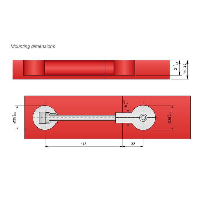 Conector rápido para encimera de 150 mm (2) – Furnica
