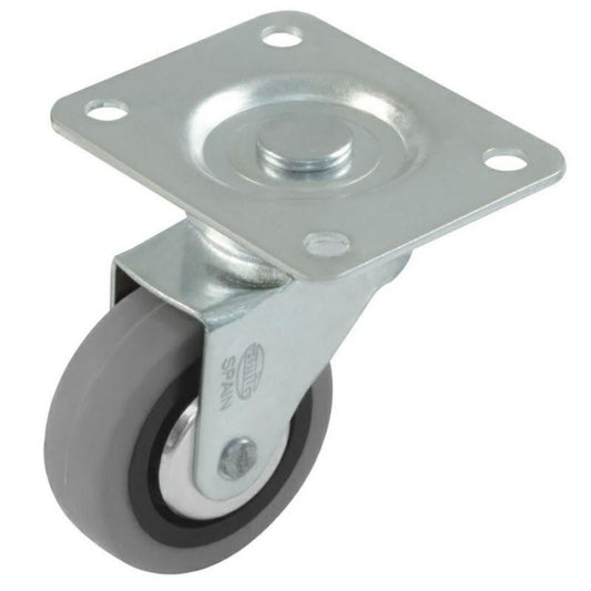 Rubber castor wheel Ø60mm Furniture wheels AMIG 