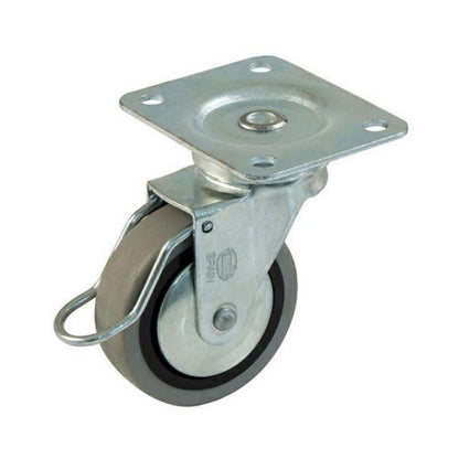 Rueda de goma con freno Ø40mm – Furnica