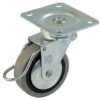 Rueda de goma con freno Ø60mm – Furnica