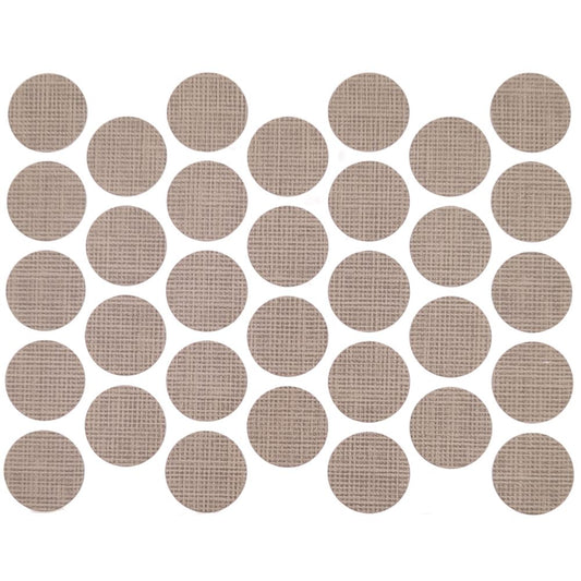 Tapas de cubierta de tornillo autoadhesivas - Algodón Latte 18mm – Furnica