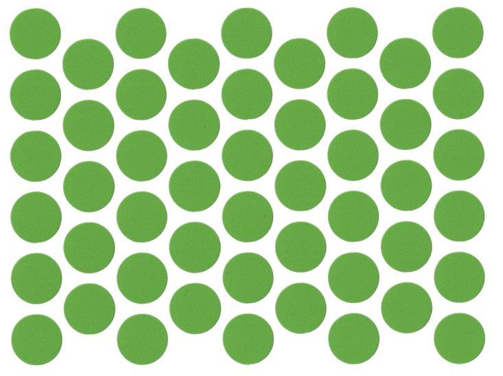 Tapas de cubierta de tornillo autoadhesivas - Verde 14mm – Furnica