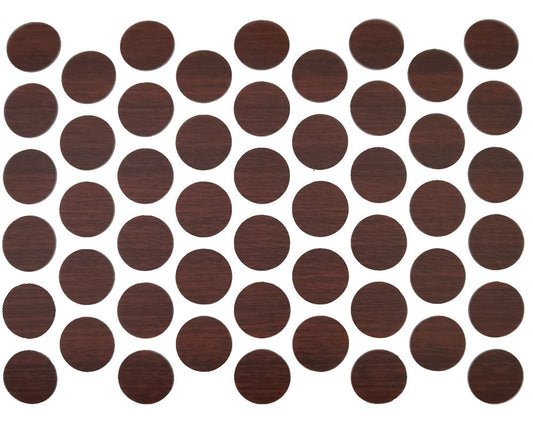 Tapas de cubierta de tornillo autoadhesivas - Caoba 14mm – Furnica