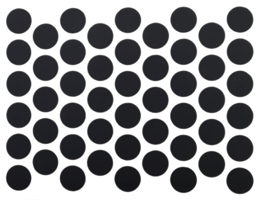 Tapas de cubierta de tornillo autoadhesivas - Negro mate de 14 mm – Furnica