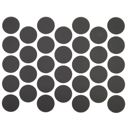 Tapas de cubierta de tornillo autoadhesivas - Negro mate de 18 mm – Furnica