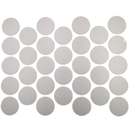 Tapas de cubierta de tornillo autoadhesivas - Gris metálico de 18 mm – Furnica