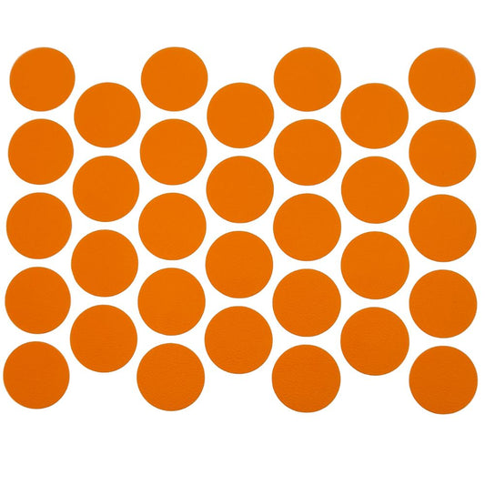 Tapas de cubierta de tornillo autoadhesivas - Naranja 18mm – Furnica