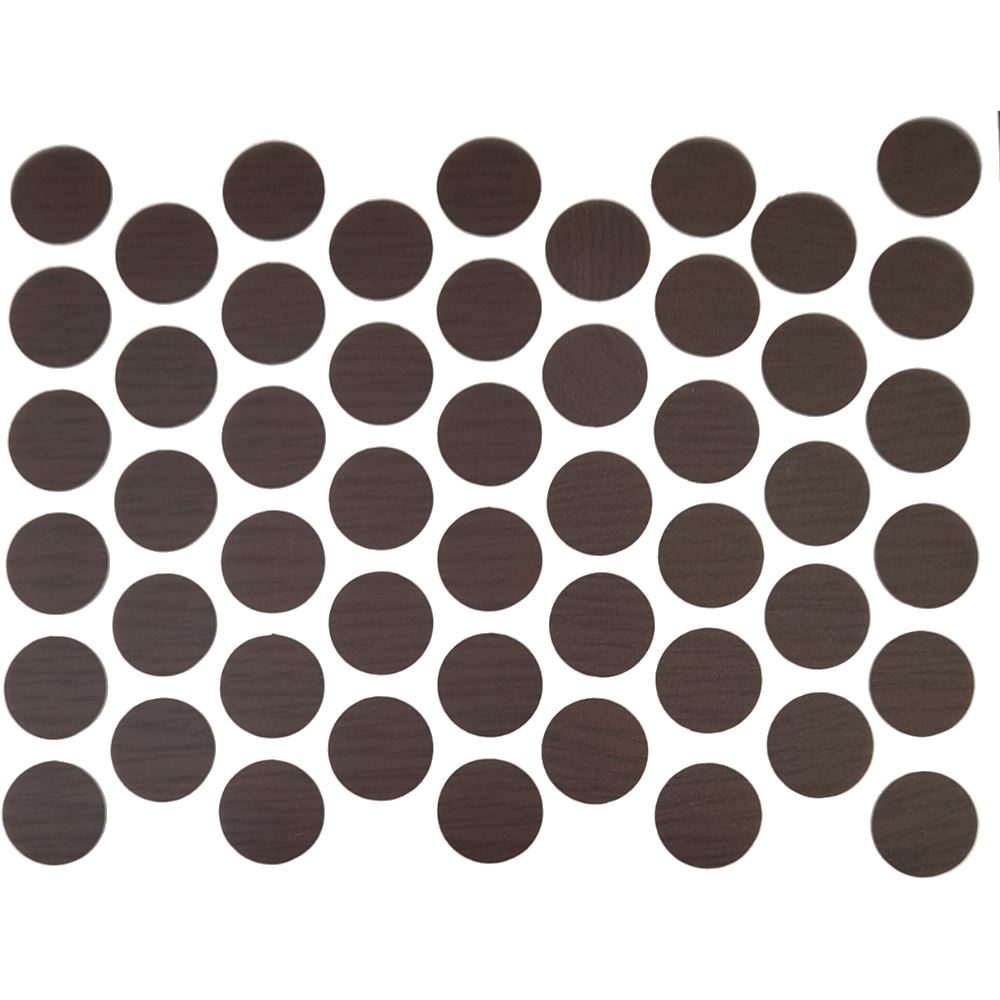 Tapas de cubierta de tornillo autoadhesivas - Wenge 14mm – Furnica