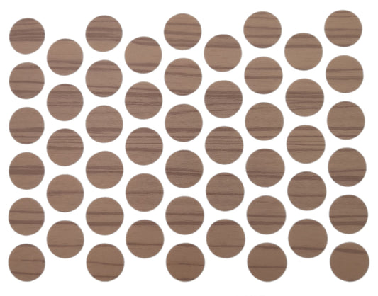 Tapas de cubierta de tornillo autoadhesivas - Zebrano 14mm – Furnica