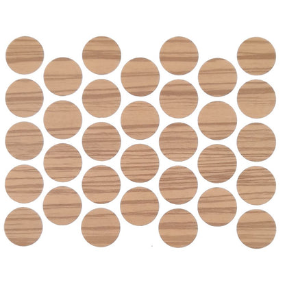Tapas de cubierta de tornillo autoadhesivas - Zebrano 18mm – Furnica