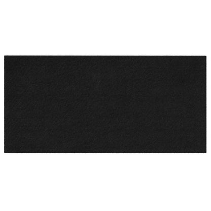 Almohadilla de fieltro autoadhesiva 120x240mm - Negro – Furnica