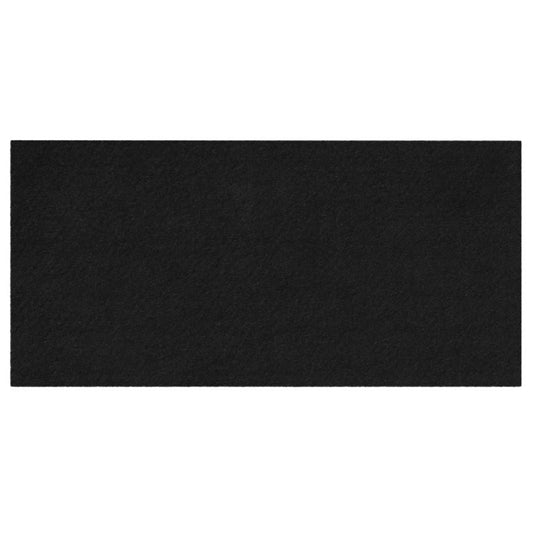 Almohadilla de fieltro autoadhesiva 120x240mm - Negro – Furnica