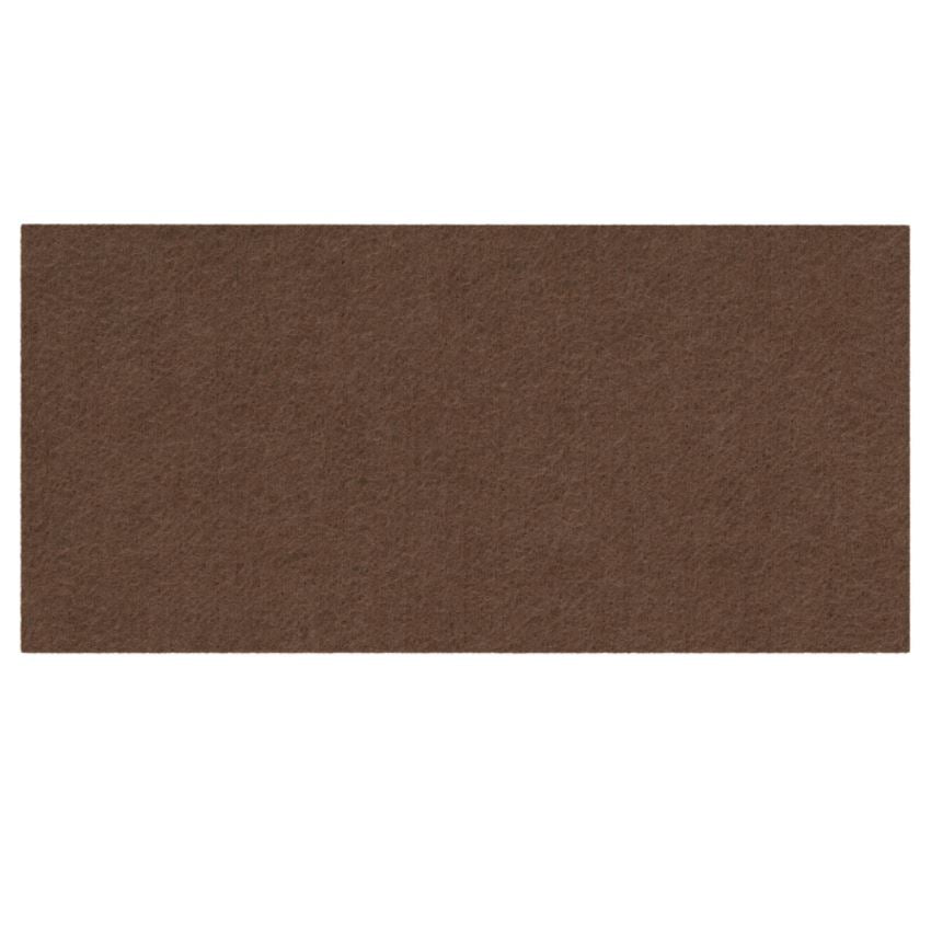 Almohadilla de fieltro autoadhesiva 120x240mm - Marrón – Furnica