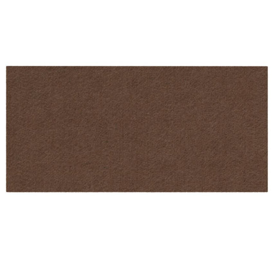 Almohadilla de fieltro autoadhesiva 120x240mm - Marrón – Furnica