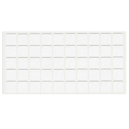 Almohadilla de fieltro autoadhesiva de 20x20mm color blanco – Furnica