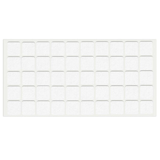 Almohadilla de fieltro autoadhesiva de 20x20mm color blanco – Furnica