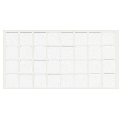 Almohadilla de fieltro autoadhesiva 25x25mm - Blanco – Furnica