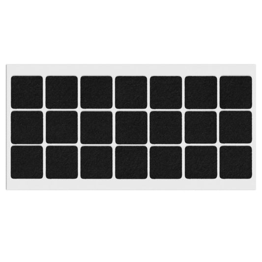 Almohadilla de fieltro autoadhesiva de 30x30mm en color negro – Furnica