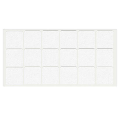 Almohadilla de fieltro autoadhesiva de 35x35mm color blanco – Furnica