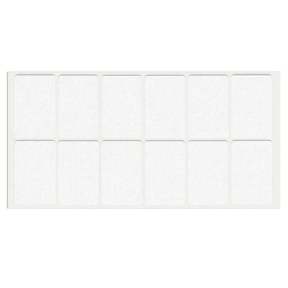 Almohadilla de fieltro autoadhesiva de 35x55mm - Blanco – Furnica