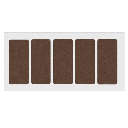 Almohadilla de fieltro autoadhesiva de 40x90mm - Marrón – Furnica