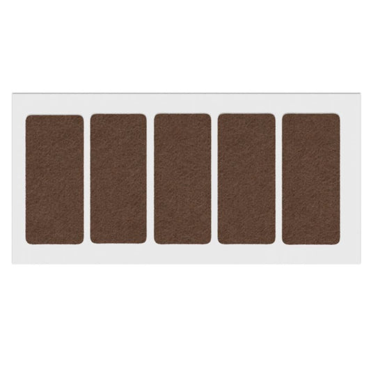 Almohadilla de fieltro autoadhesiva de 40x90mm - Marrón – Furnica