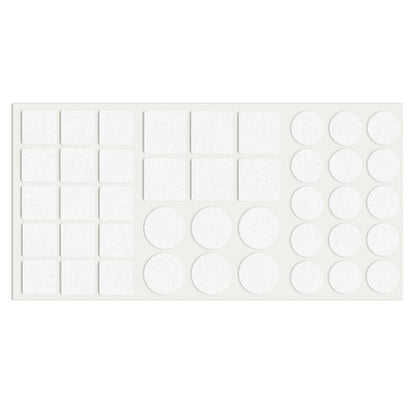 Almohadilla de fieltro autoadhesiva mezclada blanca – Furnica