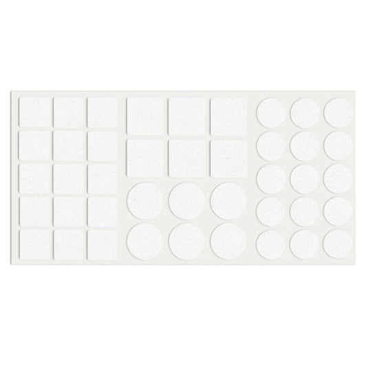 Almohadilla de fieltro autoadhesiva mezclada blanca – Furnica
