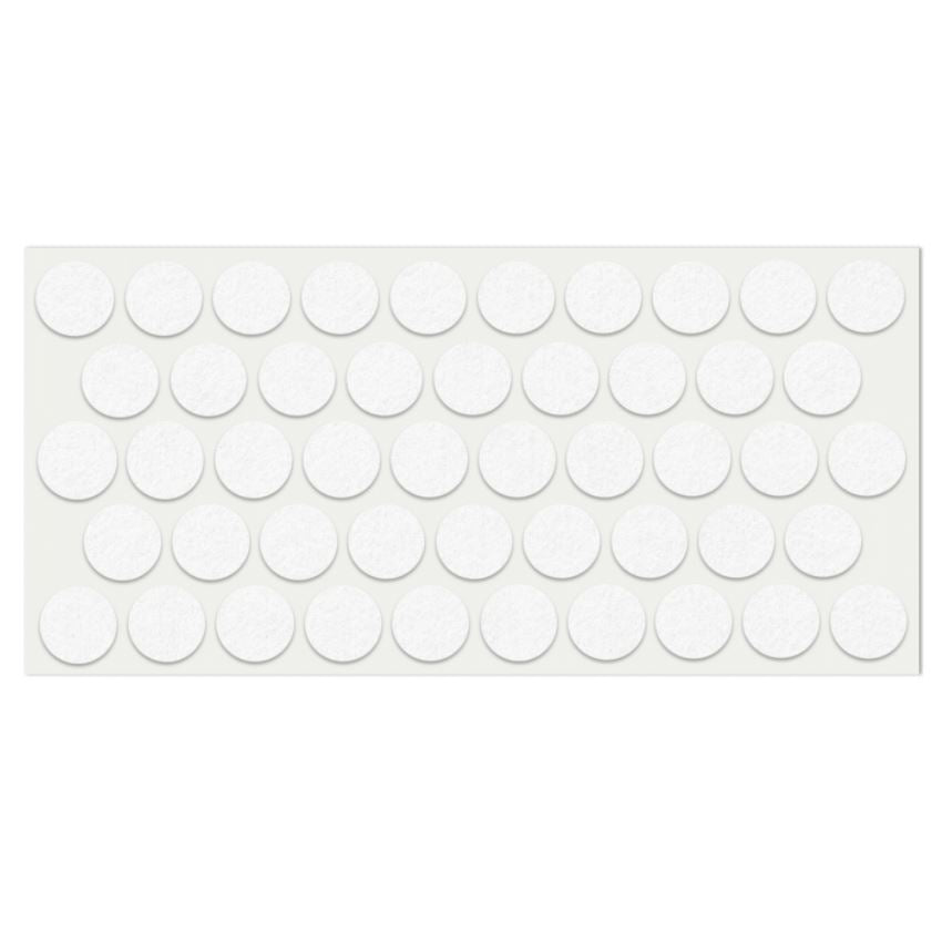 Almohadilla de fieltro autoadhesiva Ø20mm - Blanca – Furnica