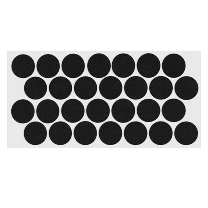 Almohadilla de fieltro autoadhesiva Ø28mm - Negra – Furnica