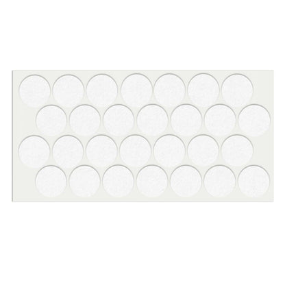 Almohadilla de fieltro autoadhesiva Ø28mm - Blanca – Furnica