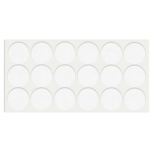Almohadilla de fieltro autoadhesiva Ø35mm - Blanco – Furnica