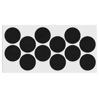 Almohadilla de fieltro autoadhesiva Ø40mm negra – Furnica