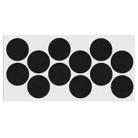 Almohadilla de fieltro autoadhesiva Ø40mm negra – Furnica
