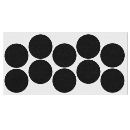 Almohadilla de fieltro autoadhesiva Ø45mm negra – Furnica