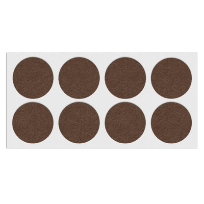Almohadilla de fieltro autoadhesiva Ø50mm marrón – Furnica