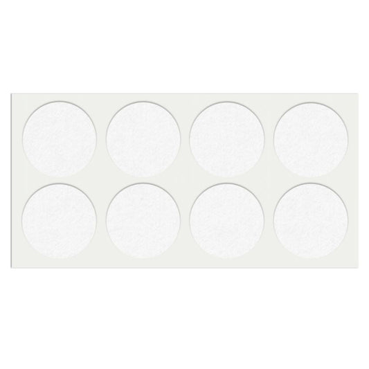 Almohadilla de fieltro autoadhesiva Ø50mm blanca – Furnica