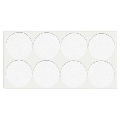 Almohadilla de fieltro autoadhesiva Ø55mm blanca – Furnica