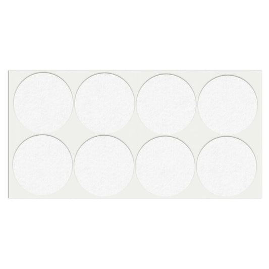 Almohadilla de fieltro autoadhesiva Ø55mm blanca – Furnica
