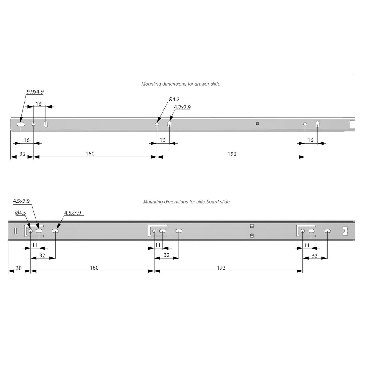 Conjunto de guías de rodamiento de bolas (izquierda y derecha), H27 (11) – Furnica