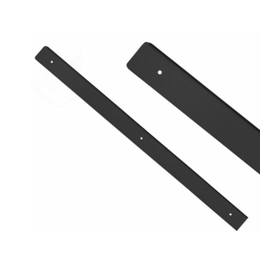 Tira lateral para encimera de 38 mm R-3, anodizado negro – Izquierda – Furnica
