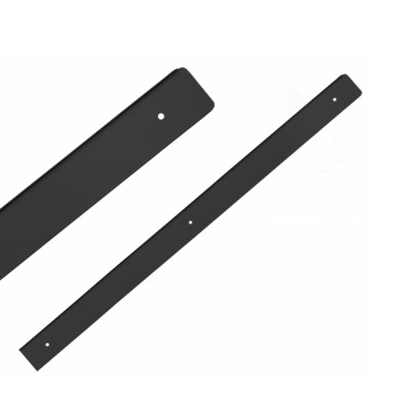 Tira lateral para encimera de 38 mm R-3, anodizado negro – Correcto – Furnica