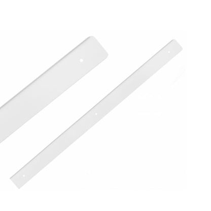 Tira lateral para encimera de 38 mm R-3, aluminio recubierto de polvo blanco – Correcto – Furnica