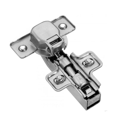 Bisagra de cierre suave, placa de montaje H2 con tornillos EURO, puertas paralelas (4) – Furnica