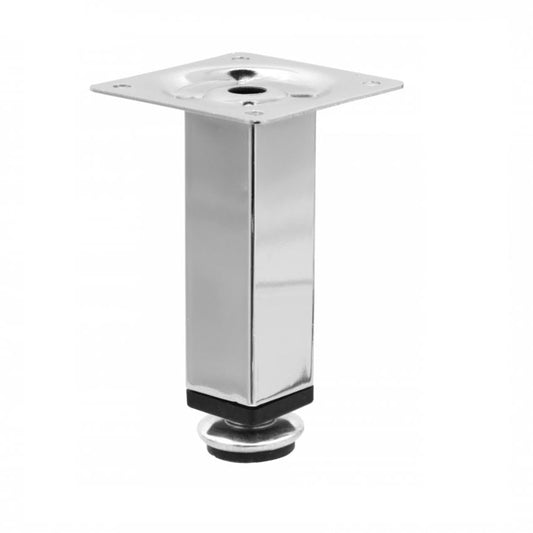 Pata de mueble cuadrada 25x25mm - A100mm cromada – Furnica
