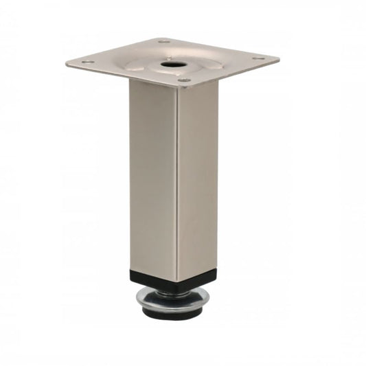 Pata de mueble cuadrada de 25x25mm - A100mm - Satinado – Furnica